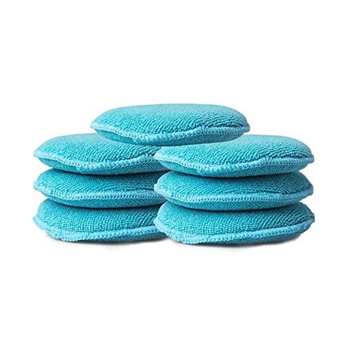 Towel Titan Microfiber Applicators 7 Pack - Premium, Ultra-Soft Microfiber That Will Not Harm Your Paint or Other Delicate Surfaces - Easily Apply Car Waxes, Glazes, Polishes, Sealants and More