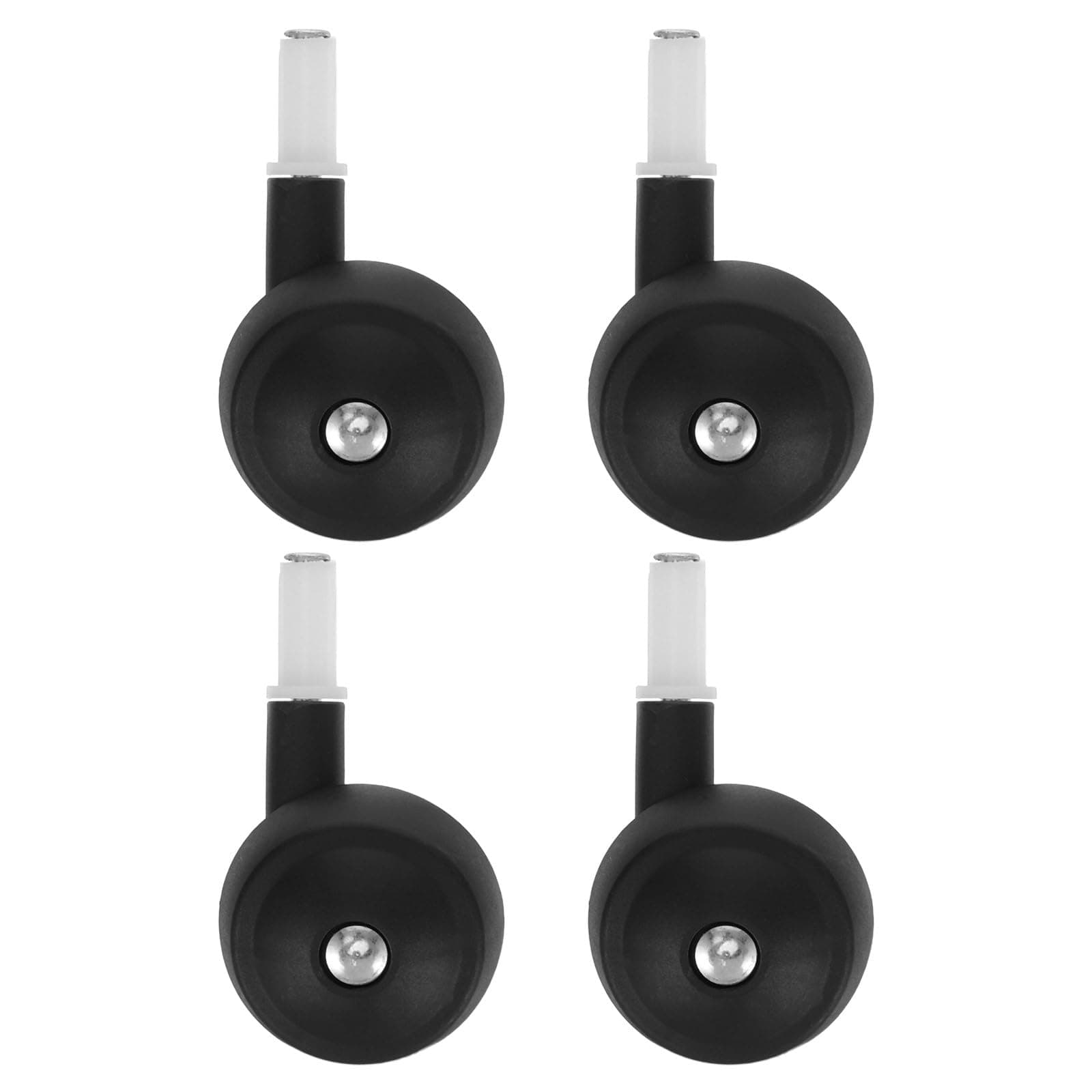 IMIKEYA 4pcs Baby Walker Wheels Replacement: Universal Replacement Wheels Walkerwheels Accessories Plastic Casters for Trend Strollers Learning to Walk Black
