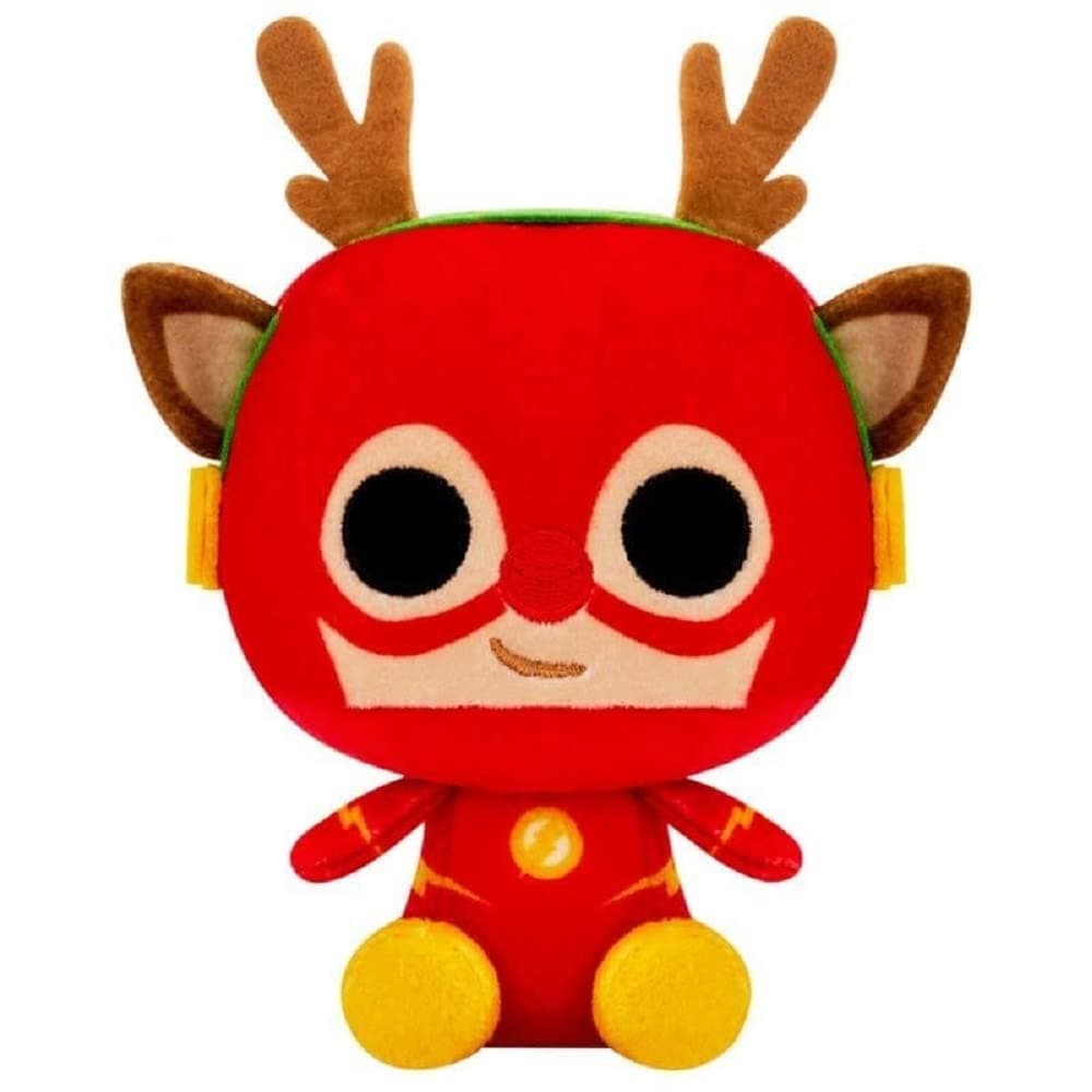 POP! Plush: DC Holiday - 4" The Flash - DC Comics - Soft Toy - Birthday Gift Idea - Official Merchandise - Stuffed Plushie For Kids And Adults - Ideal For Comic Books Fans And Girlfriends