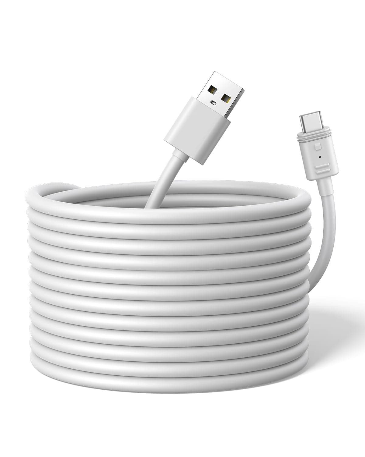 eufy Security 15ft/4.5m USB-A to USB-C Power Cable, Compatible with eufyCam S3 Pro and SoloCam E30, Continuous Power and 24/7 Security.