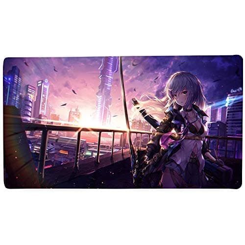 Timor Professional Gaming Mouse Pad, Custom Design Stitched Edges Waterproof Non-Slip Rubber Base Mousepad Great for Laptop, Computer & PC, 35.4”x15.7” (90x40 zisetk022)