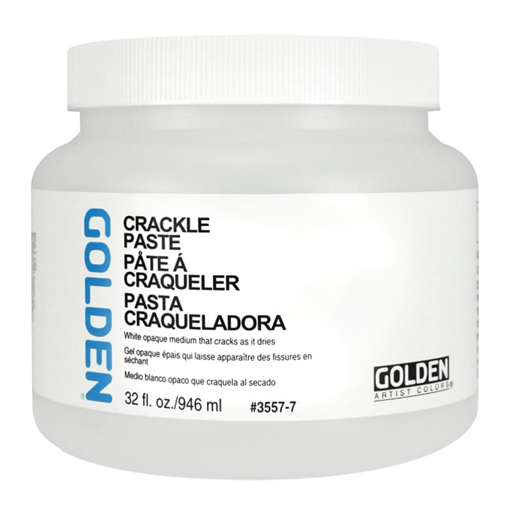 Golden Acryl Med 32 Oz Crackle Paste