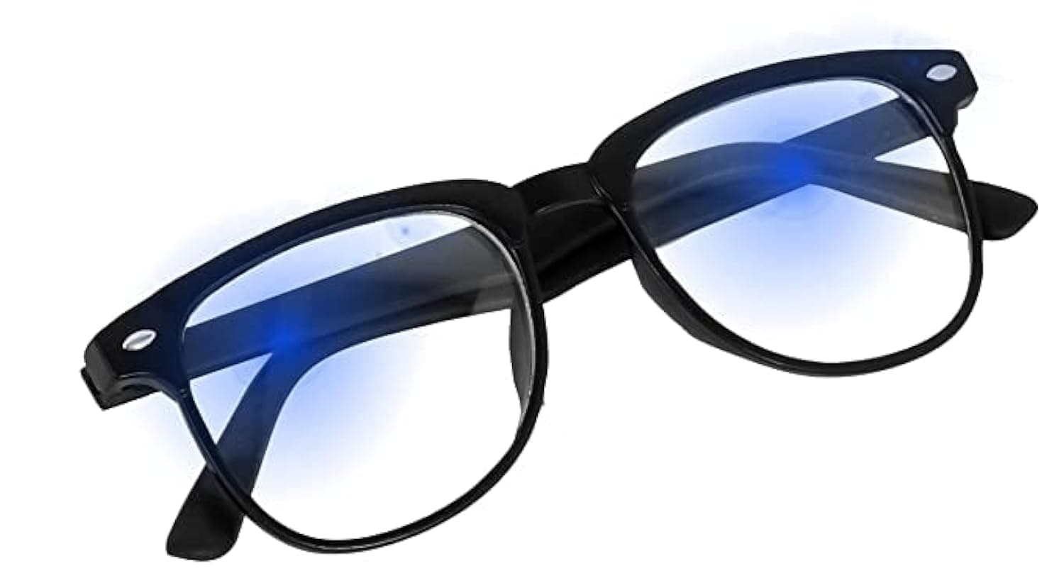 Computer Glasses Blue Light Blocking ARC Lens Black Frame Oval Sunglasses For Boys & Girls Reading Glasses