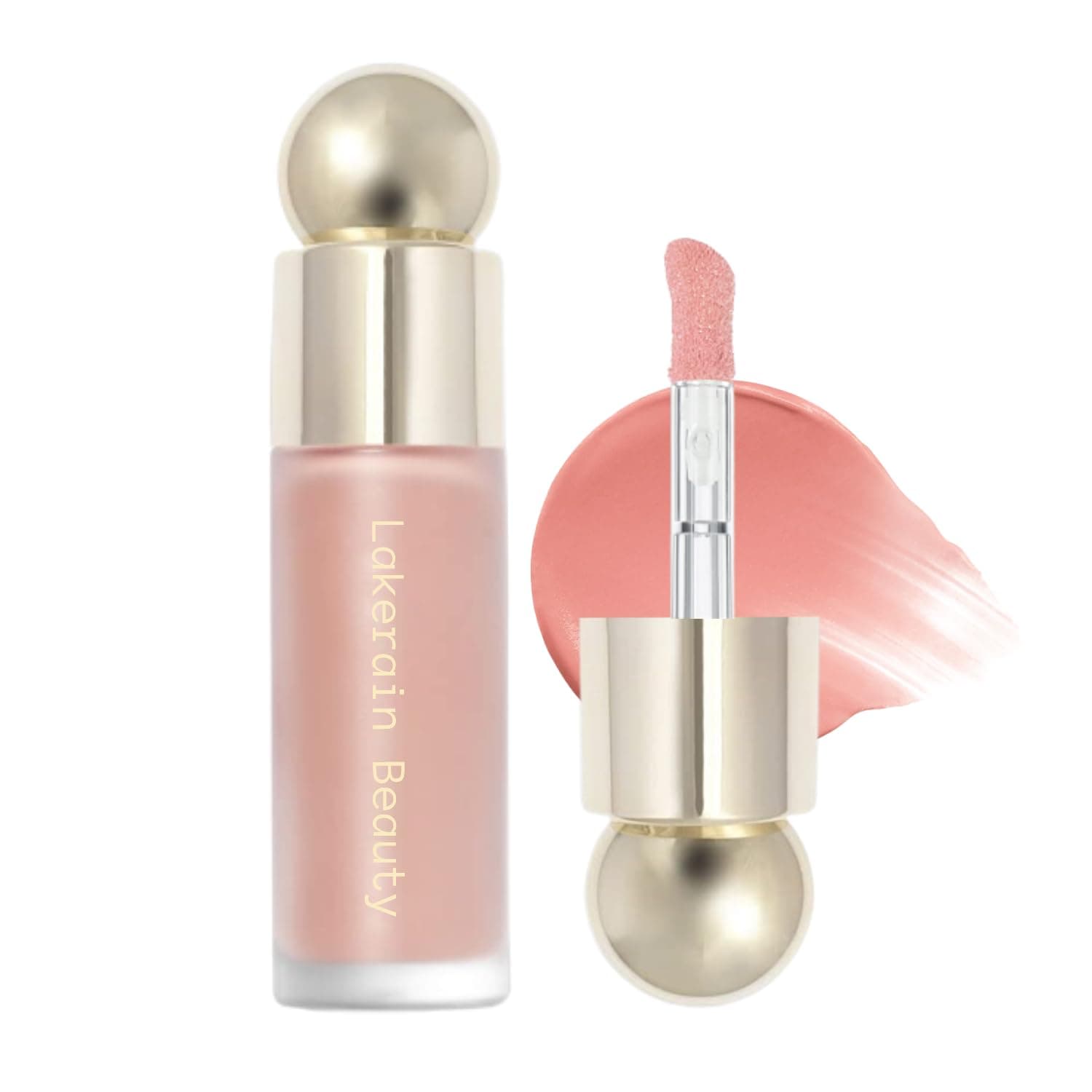 Liquid Blush Stick for Cheeks, Cream Matte Blush, Dewy Light Makeup, Breathable Natural Look (#01 Bliss)