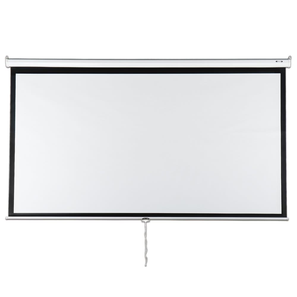 Jago Projection Screen Self-Retracting – Metal – Various Sizes Available, 178 x 178 cm