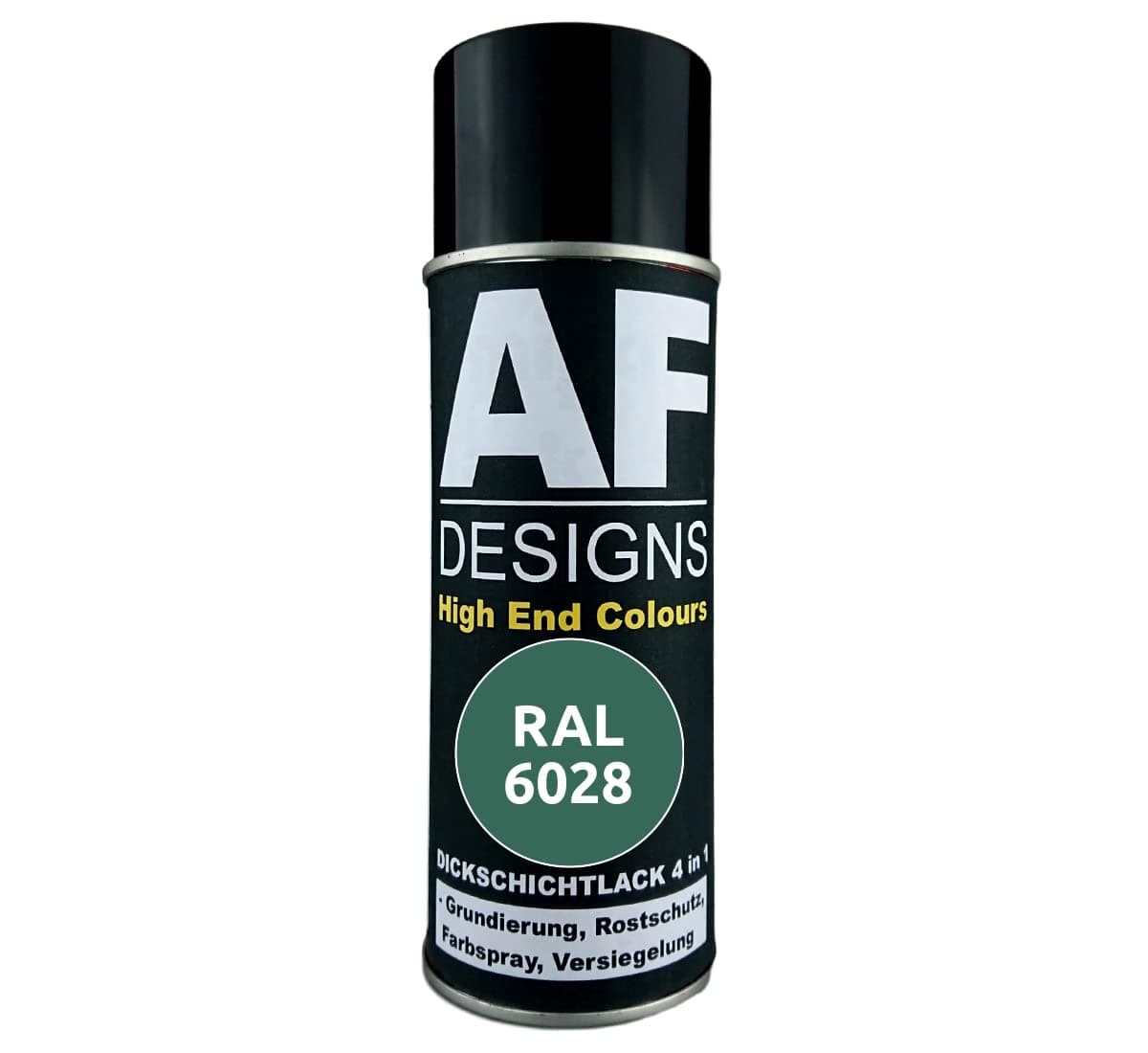 Alex Flittner Designs Rust Protection Paint 4-in-1 RAL 6028 Pine Green Metal Protective Paint Spray Rust Protection Paint Spray Can