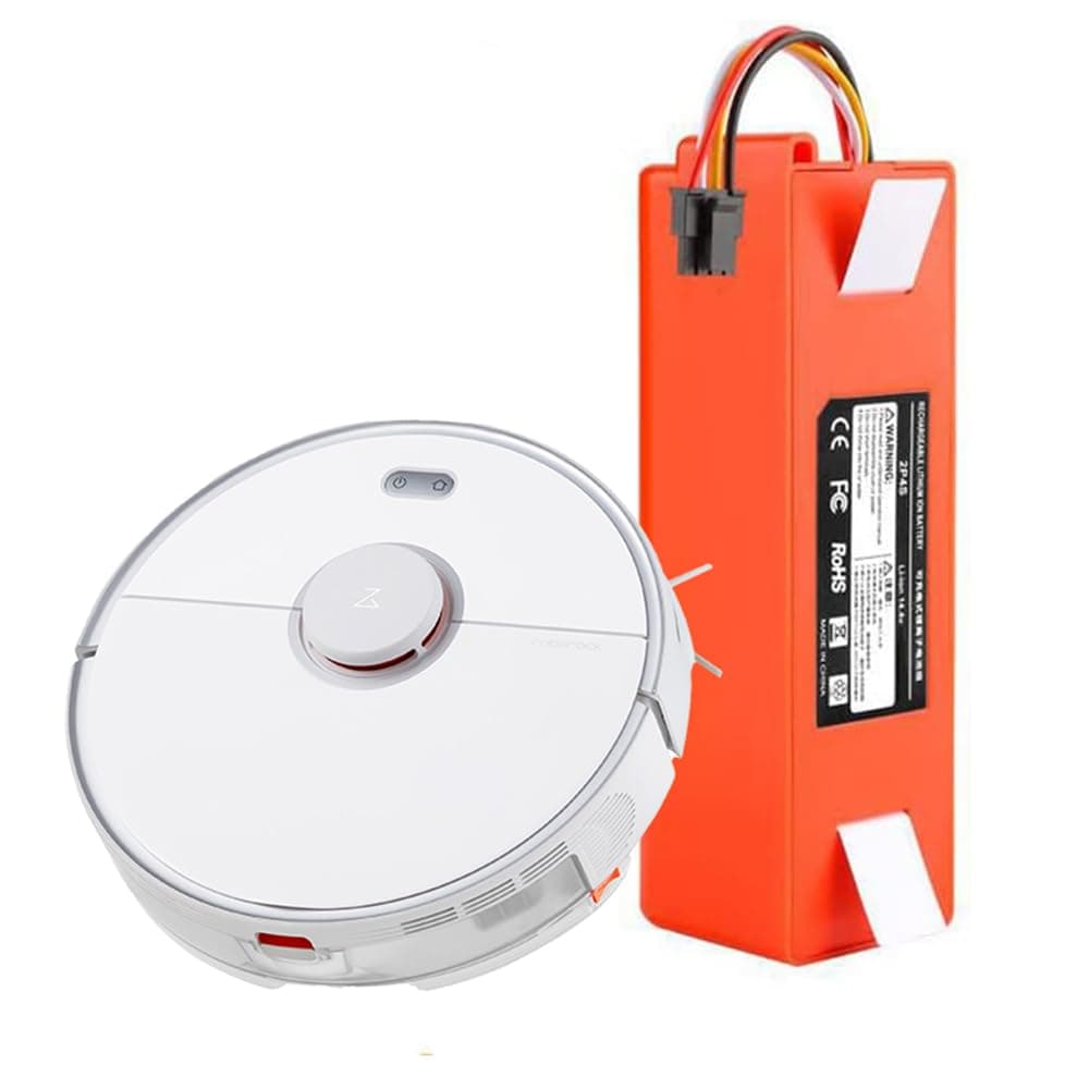Replacement Battery for Roborock S4 S5 S6 S7 Max/Pure/MaxV/MaxV Ultra Battery for Roborock Q5 Q7 S8 Max/Max+/Plus/Pro/Pro+ S50 S60 T4 T6 T60 T65, for Xiaomi Mijia E4 E5 E20 E25 E35 C10, 14.4V 6700mah