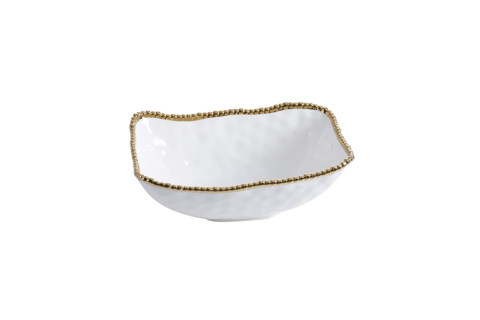 Porcelain Deep Serving Bowl (Gold)