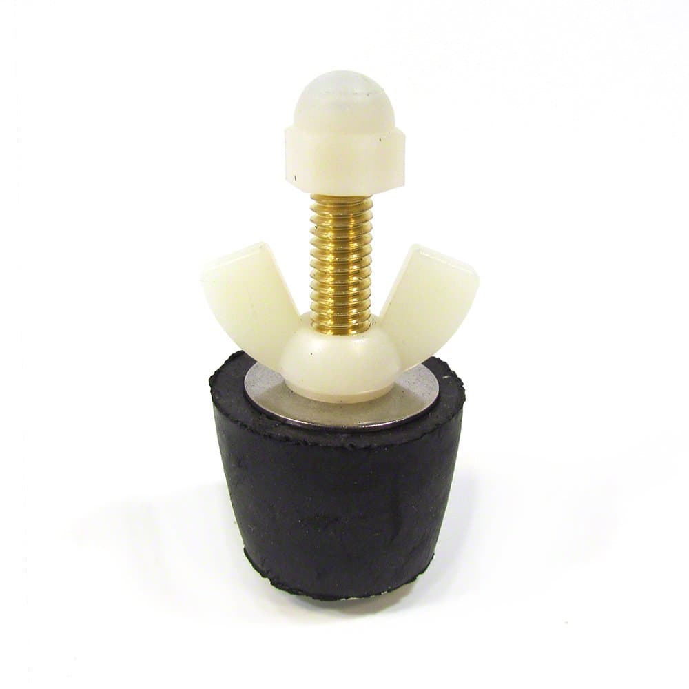 No. 6 Winter Rubber Plug with Valve for 1 Inch Fitting, with Blow Thru Valve