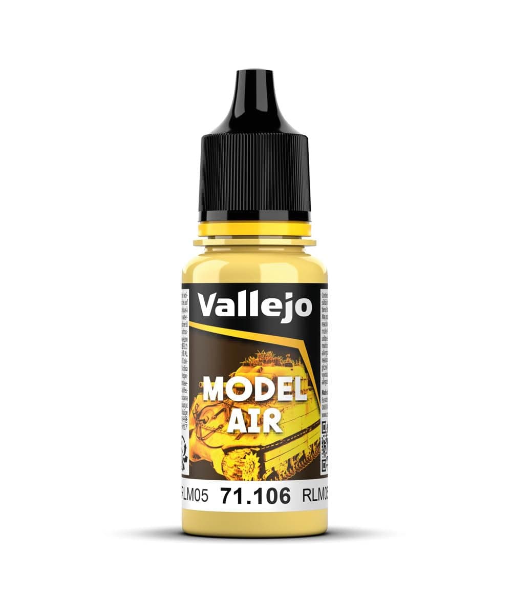 Vallejo Acrylic Paint, Yellow Lazure