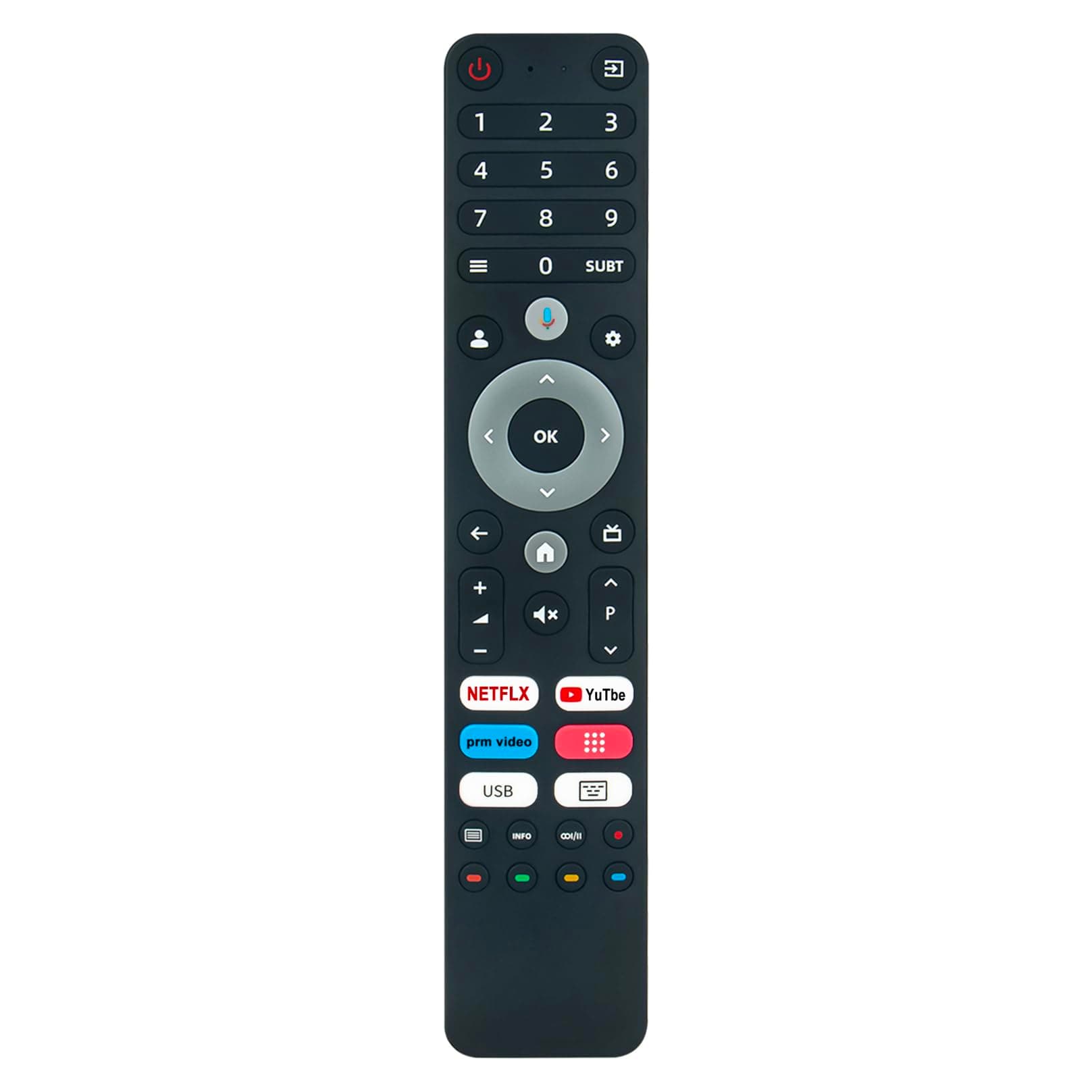 ALLIMITY Replacement remote control suitable for OK. QLED TV OTV 43AU-5023C, OTV 50AU-5023C, OTV 32H-5023C, OTV 40GF-5023C, OTV43AU-5023C, OTV50AU-5023C, OTV32H-5023C, OTV40GF-5023C C C