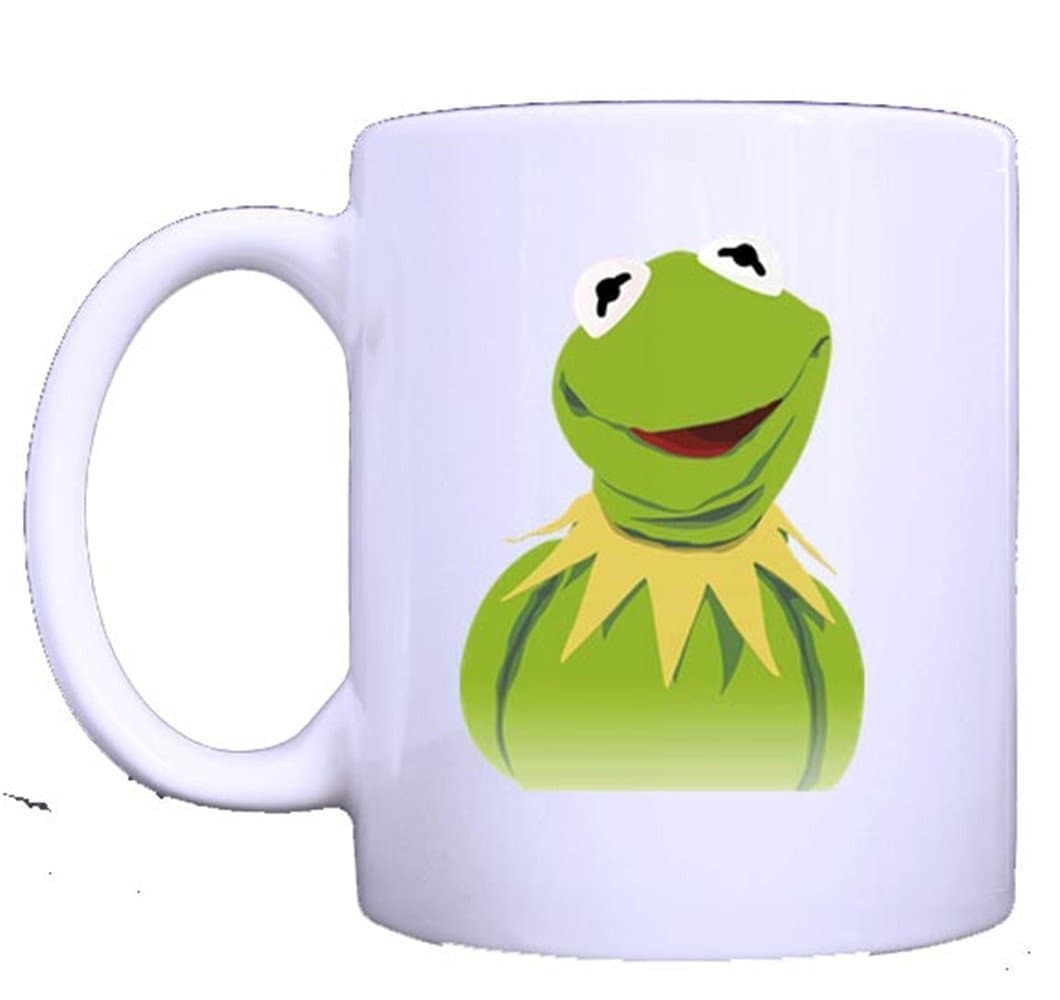 Kermit the frog Theme Print Ceramic White Mug Coffee Mug Tea Cup
