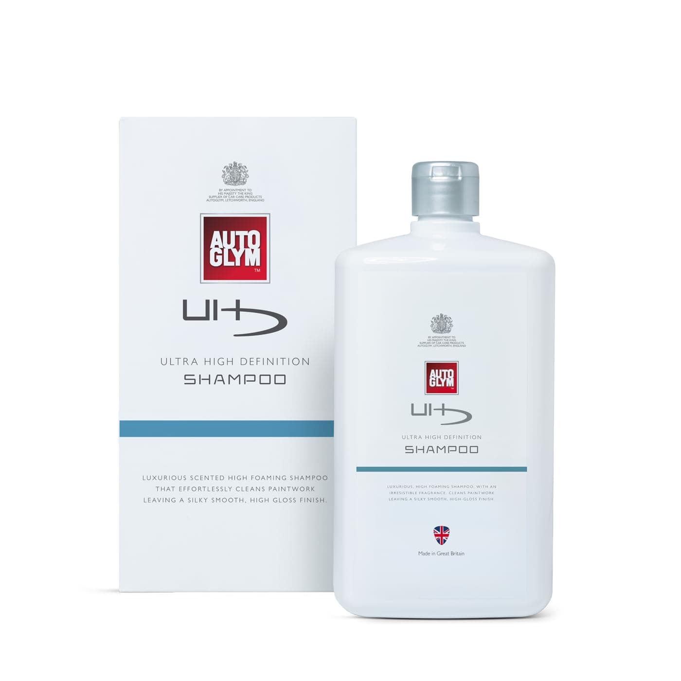 Autoglym Ultra High Definition Shampoo, 1 Litre - High Foaming Car Shampoo Leaves a Silky Smooth, High-Gloss Finish