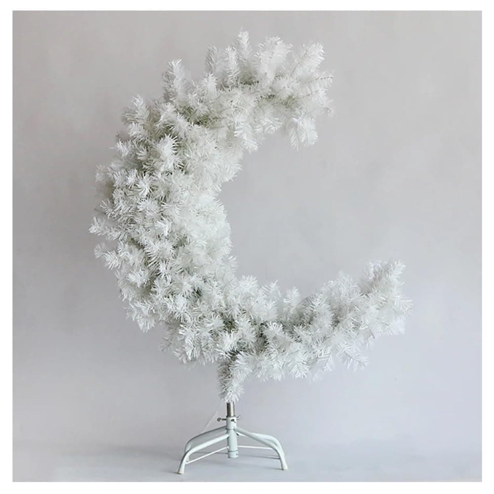 THE GIFT FACTORY"" Eid Moon Tree White with LED Light