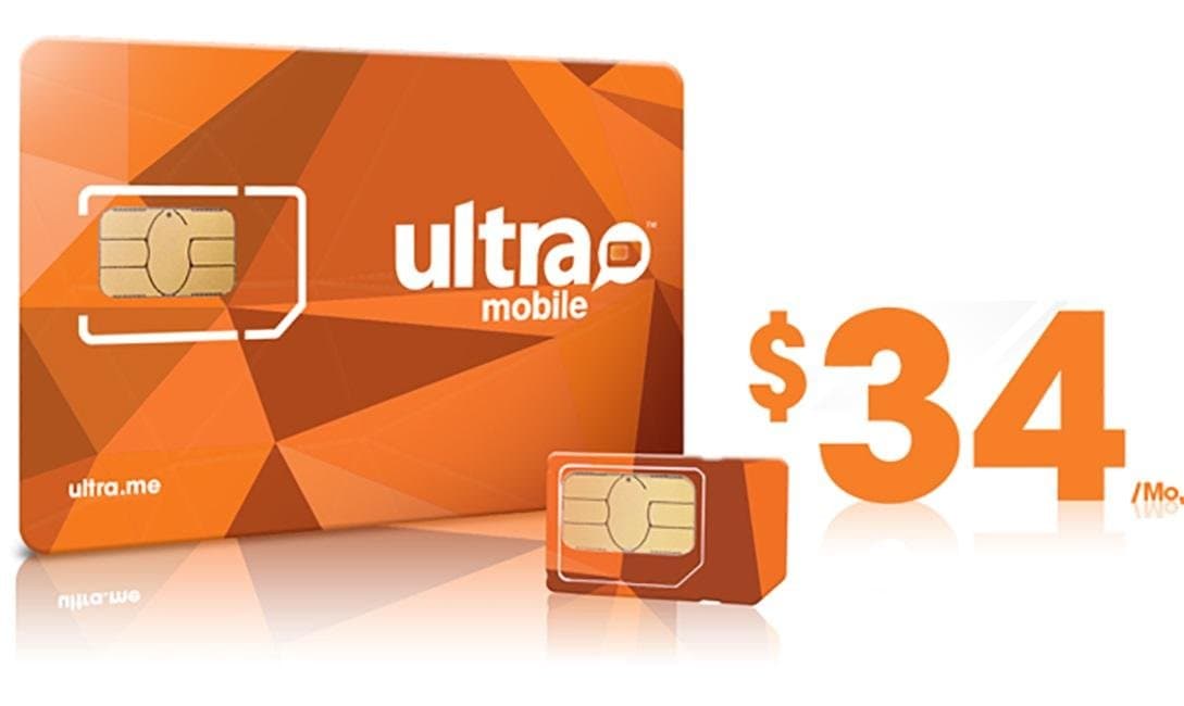 Ultra Mobile Prepaid $34 30-Day Unlimited Talk, Text, & Data First 2gb @ 4g LTE