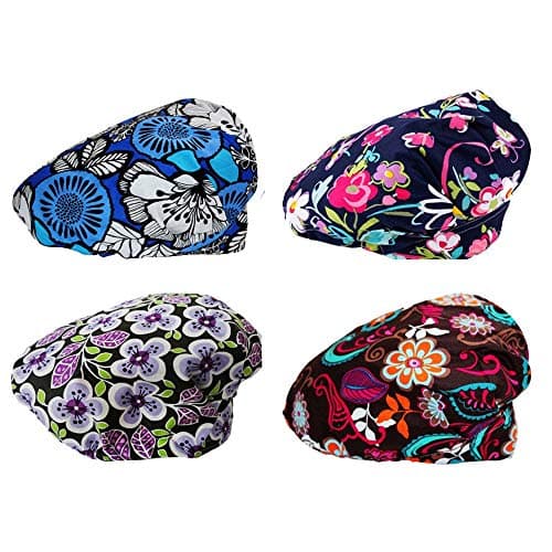 JoyRing Elastic Bouffant Working Caps with Sweatband