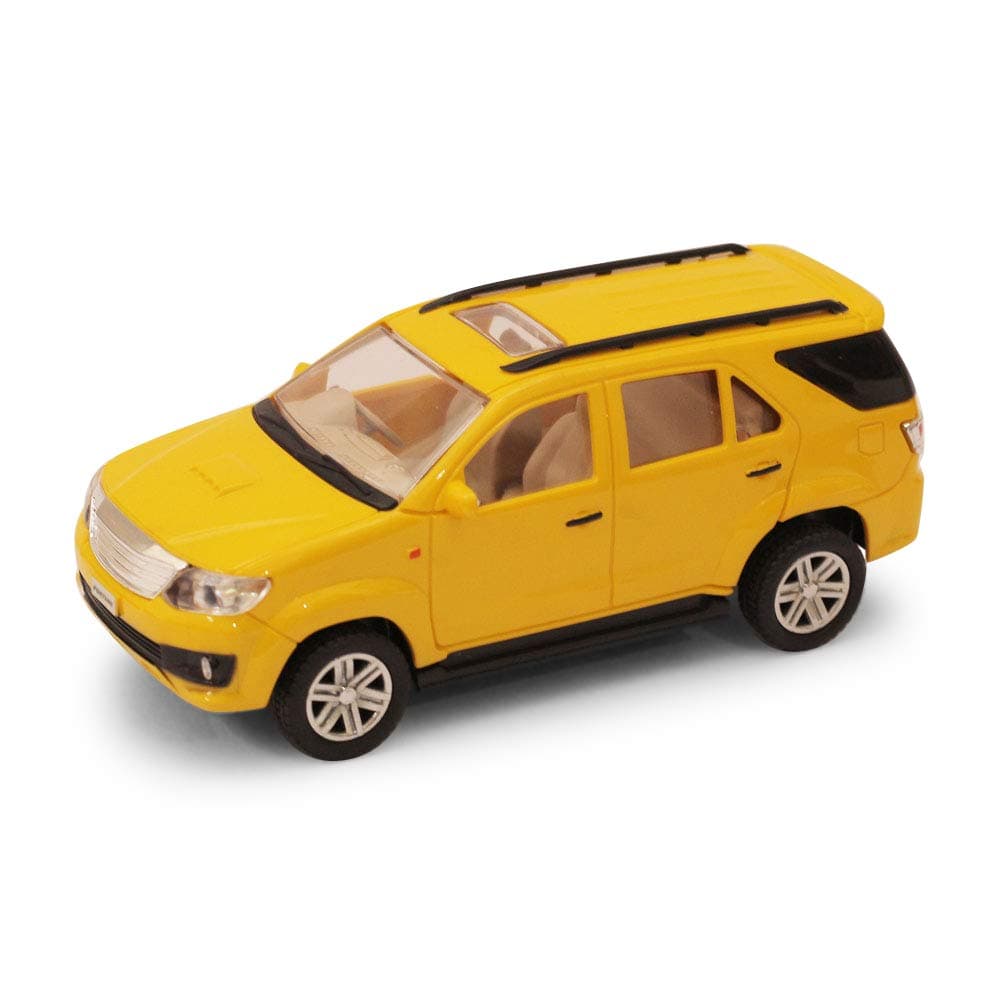 Centy Toys Plastic Fortuner Pull Back Car, 1 Pull Back Car, Assorted Colour
