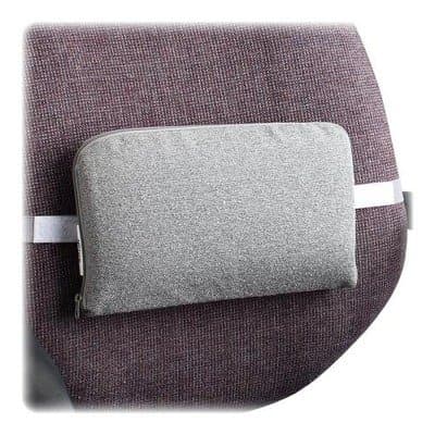Lumbar Support Cushion, 12-1/2x2-1/2x7-1/2, Neutral Gray (MAS92041)
