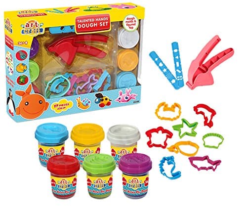 Art Craft Talented Hands Dough Set - 17 Pieces