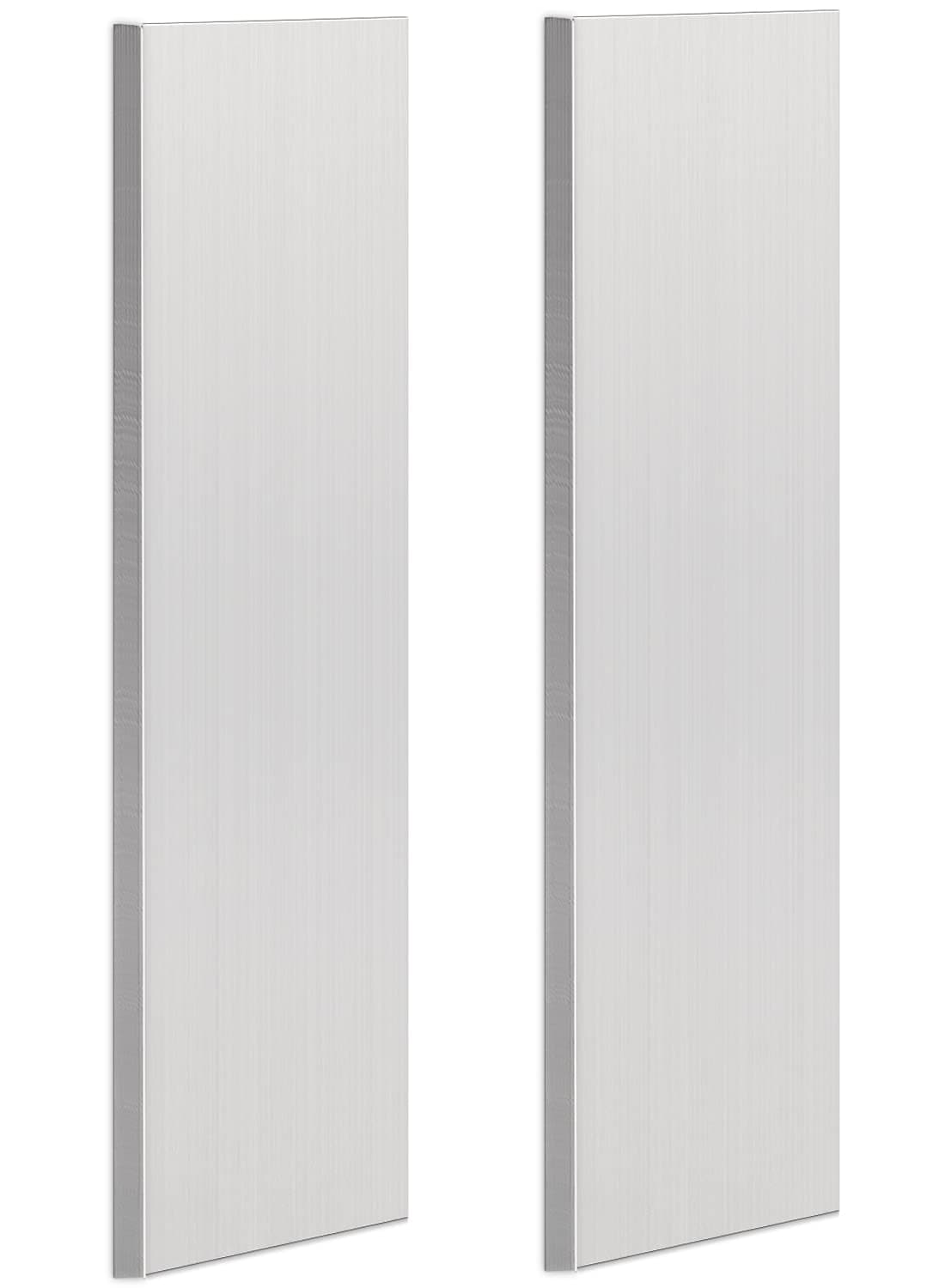 2 Pcs Square Aluminum Flat Bar, 1/4''(6mm) Thickness x 2'' Width x 12'' Length, 6061 General Purpose Plate, T6511 Solid New MLL Stock, for Crafting lndustry, Covered with Protective Film