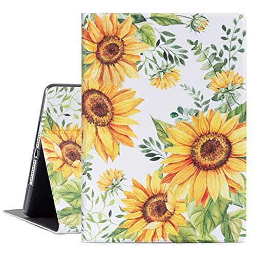 Egoing 9.7 inch iPad case ipad Cases 5th/6th Generation ipad case,Ultra Lightweight 9.7 iPad Cases with Auto Sleep/Wake Function&Adorable Pattern (Pineapple)