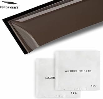 Voron Glass Tape-on Extra Durable Rain Guards for Hyundai Elаntra 2011-2016 Sedan, Window Deflectors, Vent Window Visors, 4 Pieces - 100891