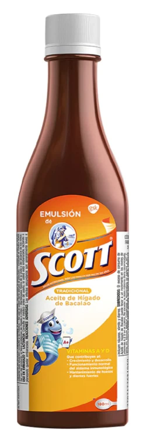 Emulsion de Scott Tradicional 180 ml (6.13 Fl oz)