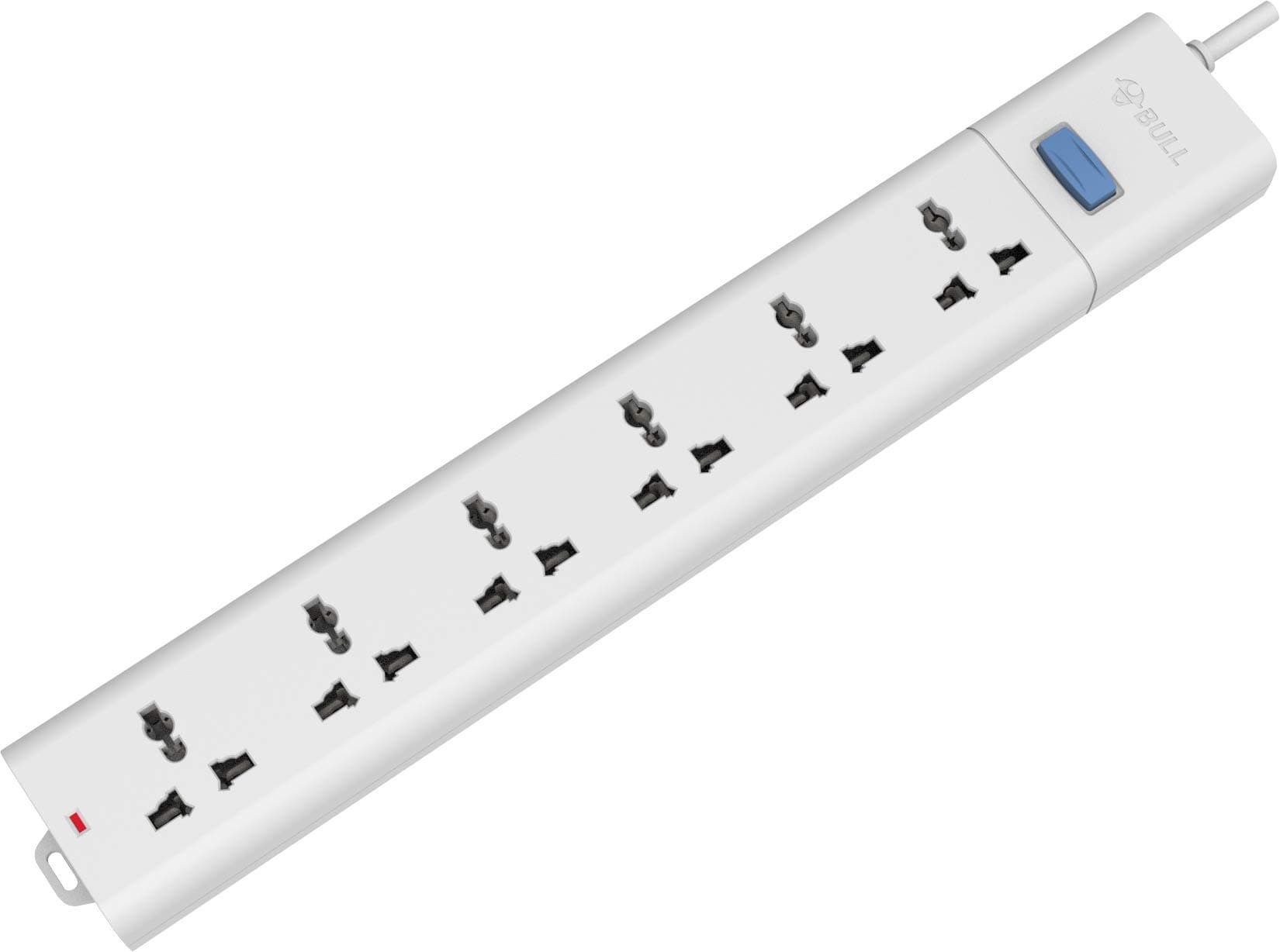 Gongniu (Formerly Bull) Extension Board; 6 Socket, 1 Switch, 5 M Wire