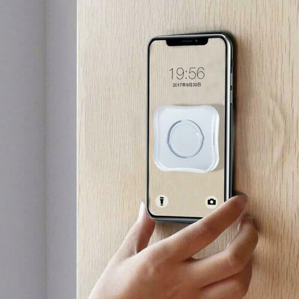 TecheiTulip Magic Mobile Phone Holder 2 in 1 Silicone cable ties Super Sticky Washable Reusable Nano Rubber Pad For Car Dashboard desk phone stand Home, Office Storage all types Small iPhone Device