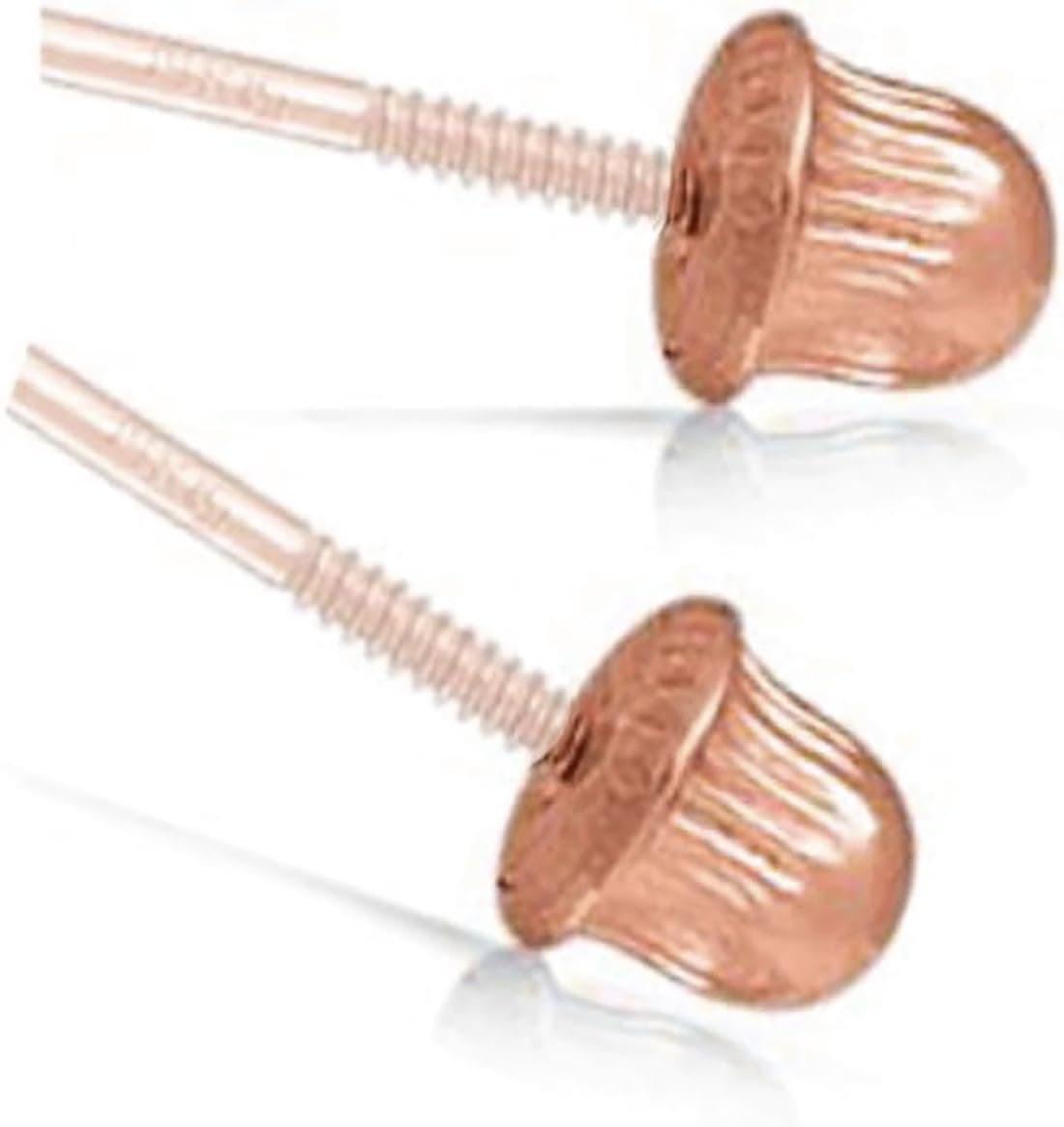 14k Gold Earring Back Replacement Pair Screw-Back Clutch Unique Fit Only for Art And Molly Brand Earrings (WILL NOT FIT ANY OTHER BRAND OF EARRINGS)