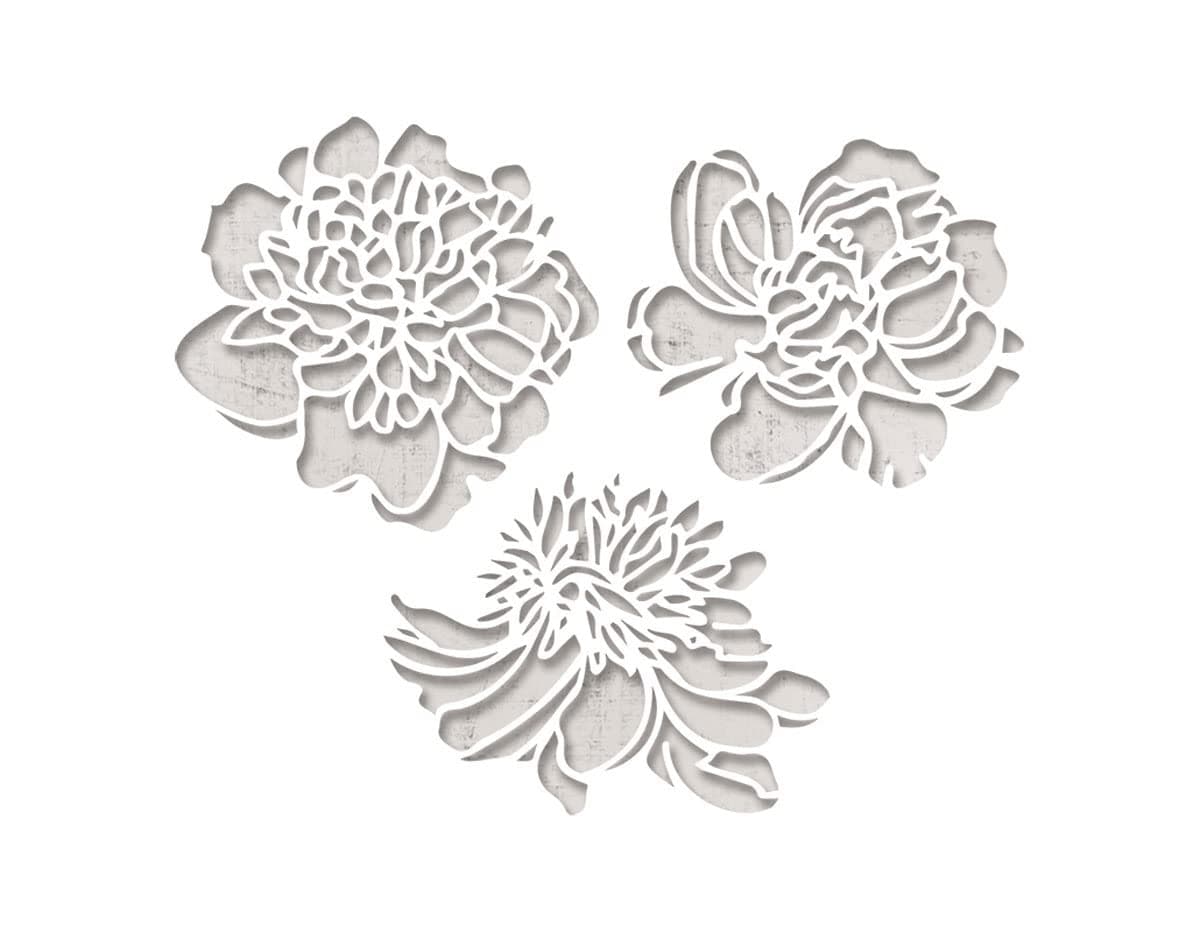 Sizzix Cutout Blossoms Dies, One Size, Multicolor