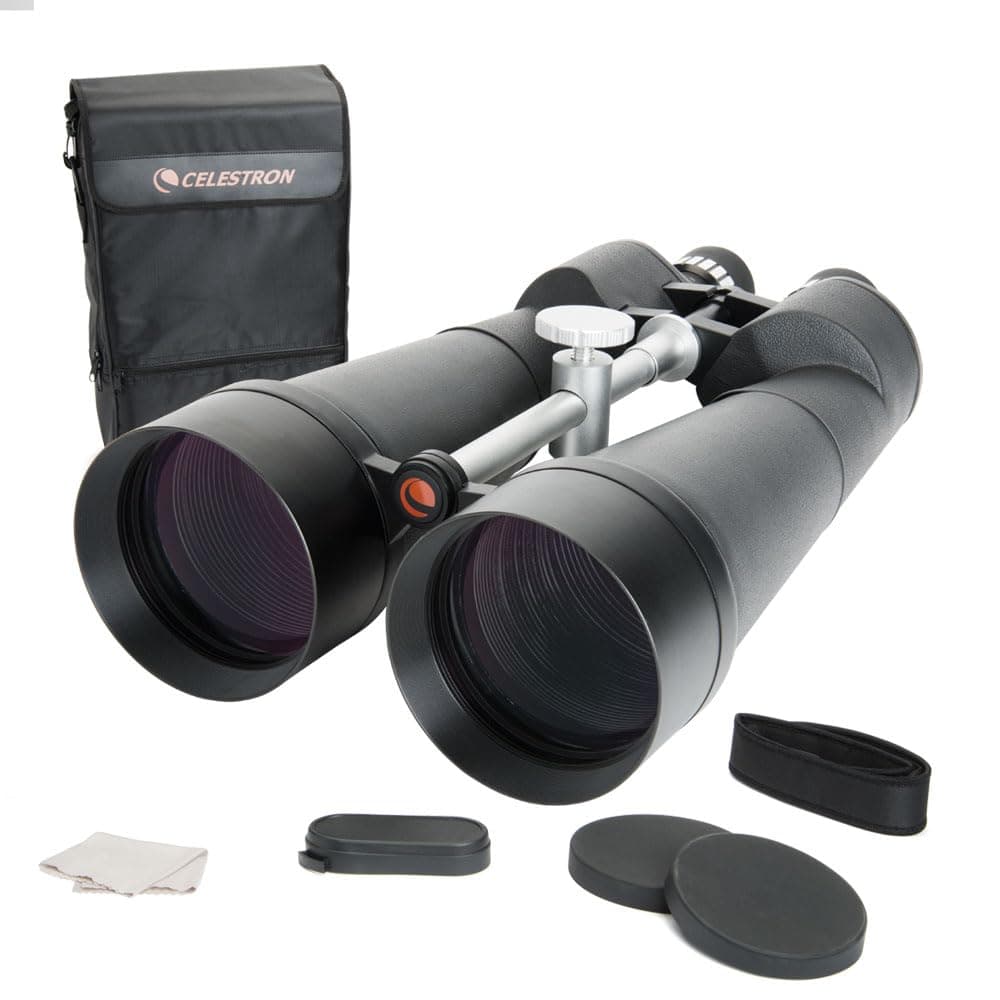 Celestron SkyMaster 25x100 Binoculars – Giant Aperture Binoculars for Deep-Sky Astronomy & Long-Distance Viewing – Multi-Coated Optics – Includes Tripod Adapter & Carrying Case