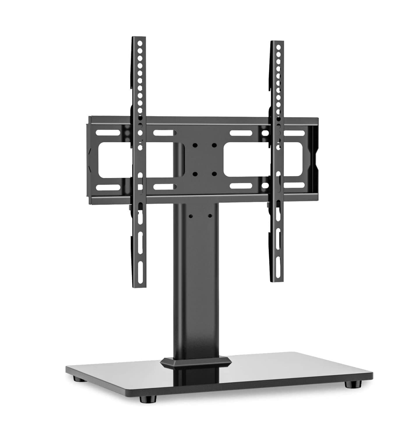 Universal TV Stand, Universal TV Mount Stands with Bracket for 37-55 inch LCD LED TVs, Height Adjustable TV Base Stand Holds 45 KG & Max, VESA 600x400mm
