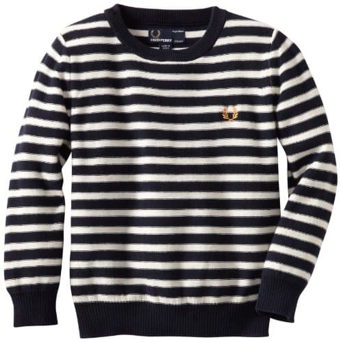 Fred Perry Little Boys' Breton Stripe Sweater