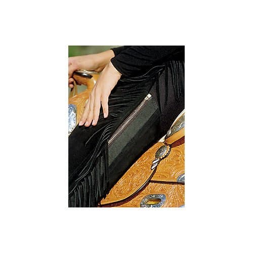 Hobby Horse Ladies PMS Split Leather Chaps LS Blk