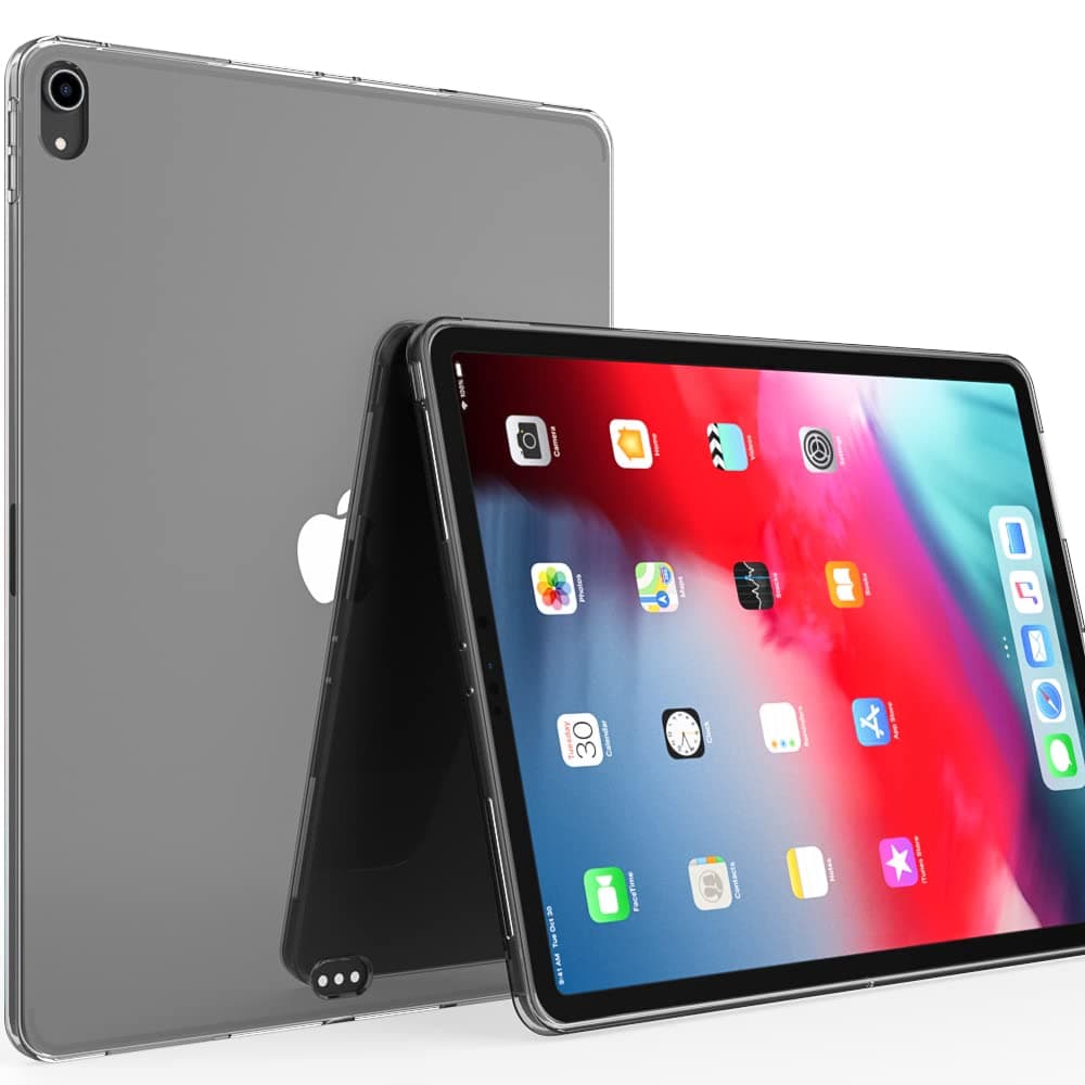 Clear Case for iPad Pro 12.9 inch 2018, Slim Design Flexible Soft TPU Protective Cover for iPad Pro 12.9" 2018 3rd Generation (Model: A1876/A2014/A1895/A1895) Tablet, Transparent