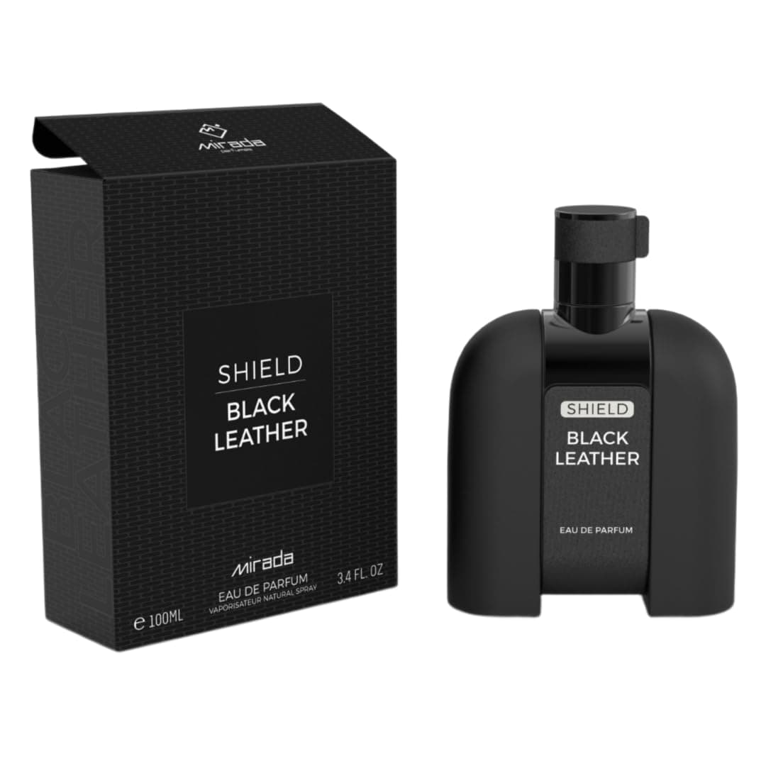 MIRADA Shield Black Leather, 3.4 Fl Oz (Pack of 1)