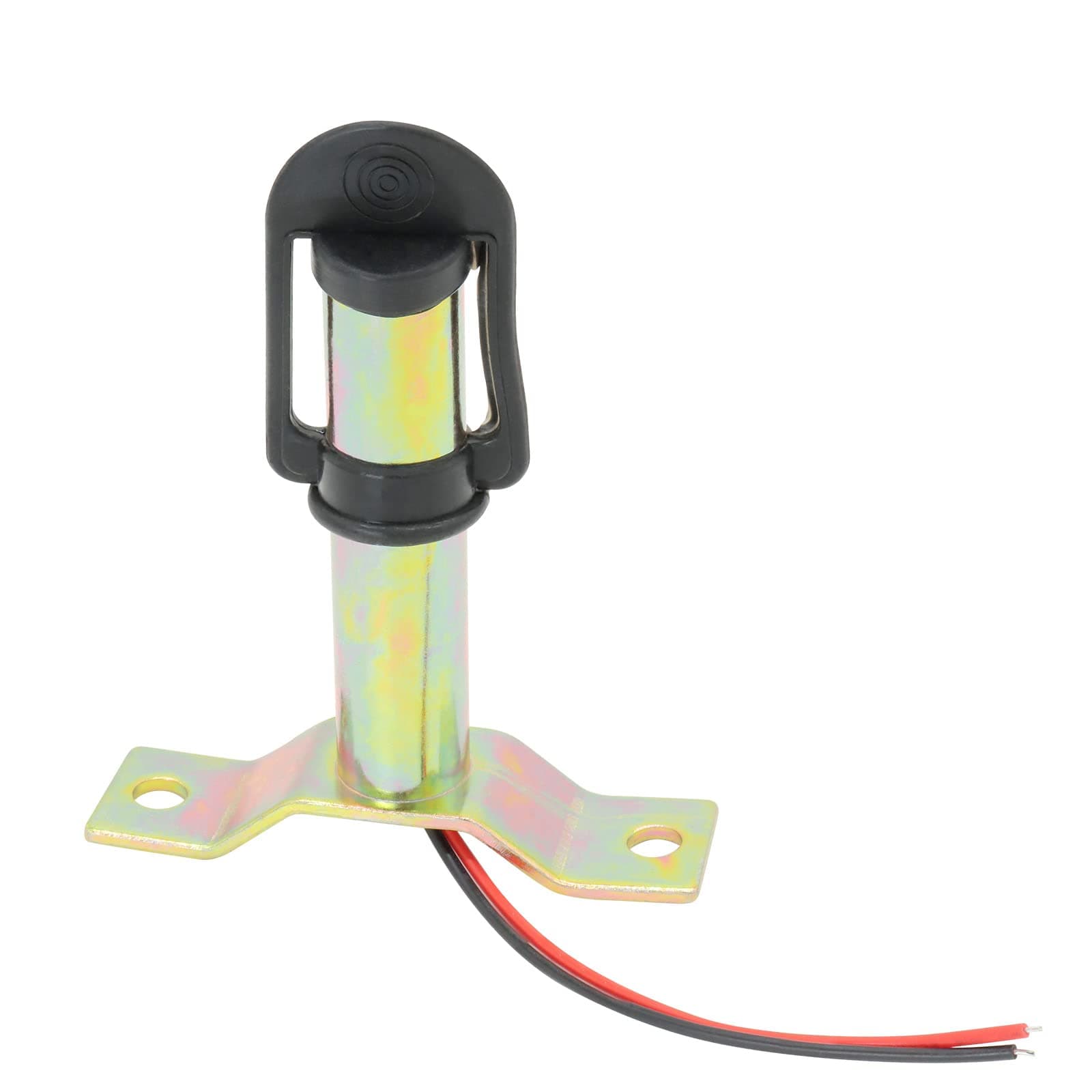 Tractor Beacon Light Bracket,Metal Mount with Wire for Forklift Truck Flashing Rotating Warning Light - T Shape