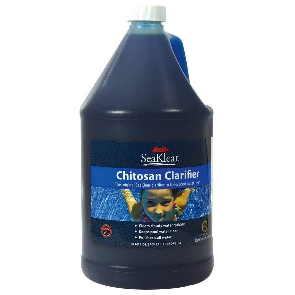 WQA Certified - SeaKlear Natural Clarifier for Pools, 1 Gallon Bottle