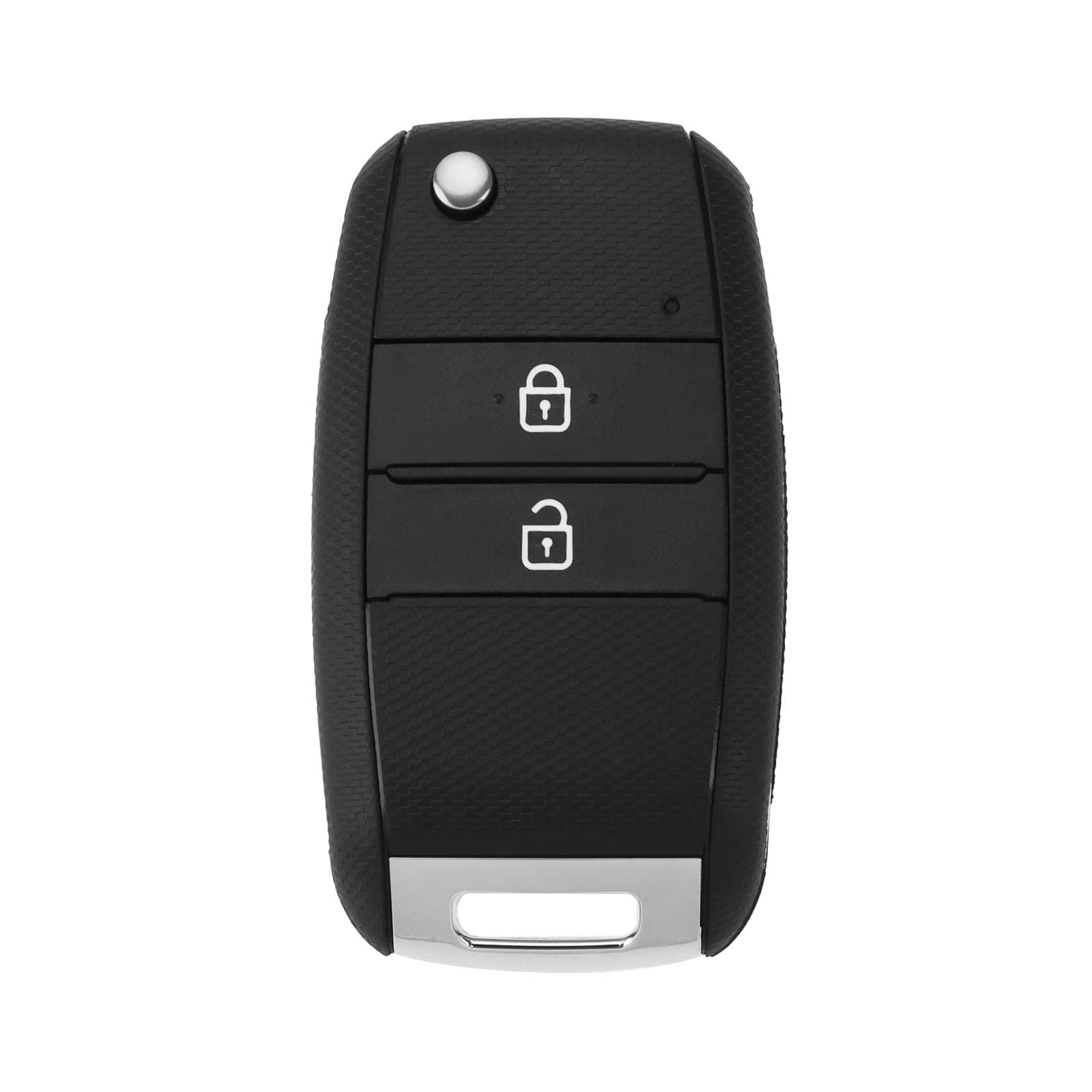 2-Button Flip Key Case Shell with HYN17 Blade Compatible with Kia Picanto 2013-2016 Replacement Remote Key Housing