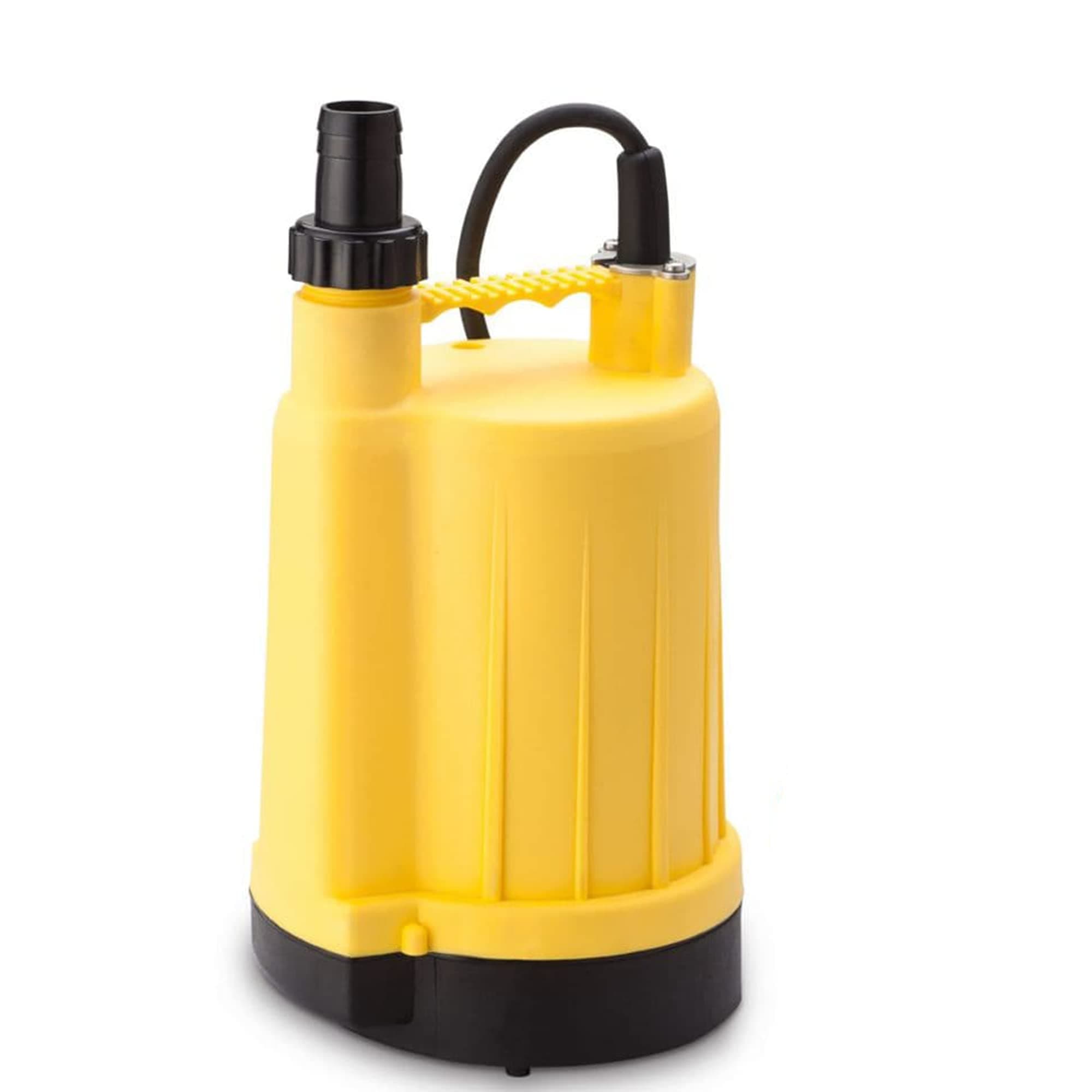 Stream SPP, Easy to Use Manual Puddle Pump, Perfect for Shallow Puddles Lightweight, Portable 230V, Suitable for Clean/Slightly Dirty Water, 4200L/H 2mm Pump Depth, 6m Head Height, 10m of Cable.