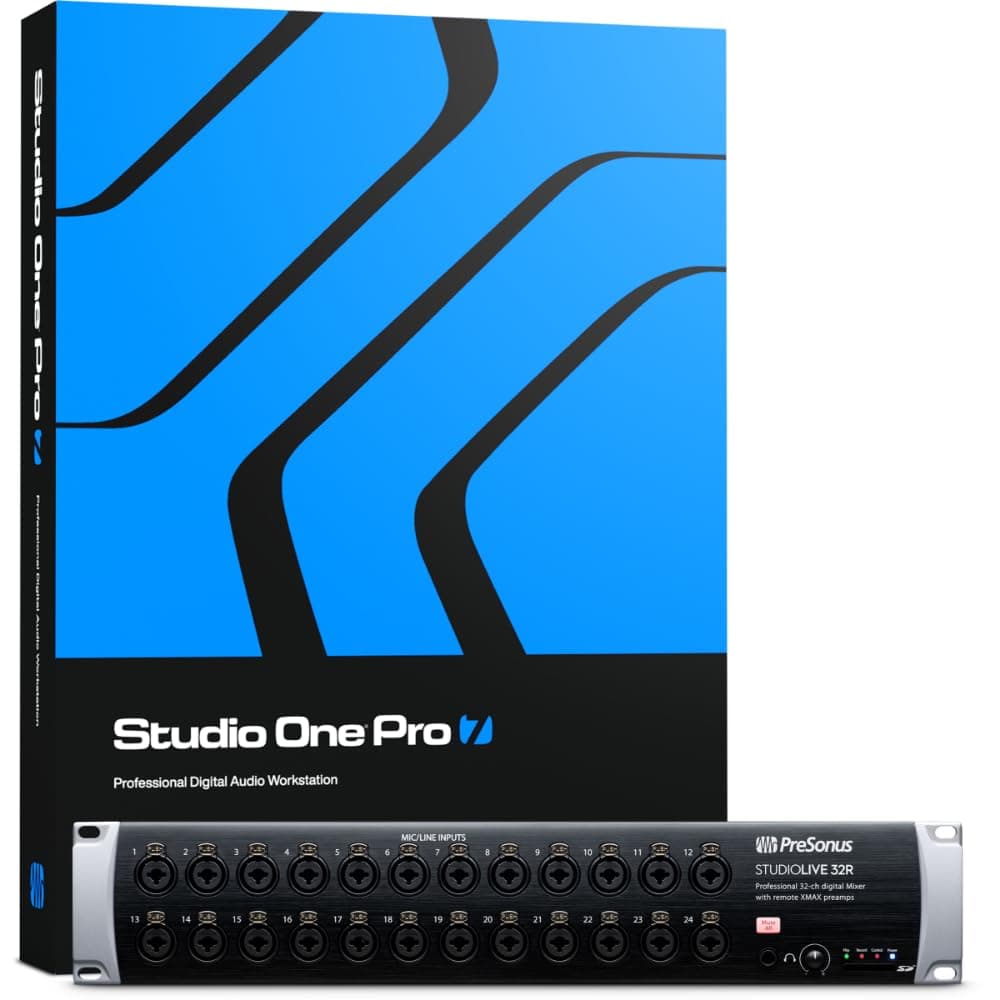 StudioLive 32R, 34-input, 32-Channel Rack Mixer, Stage Box and Audio Interface