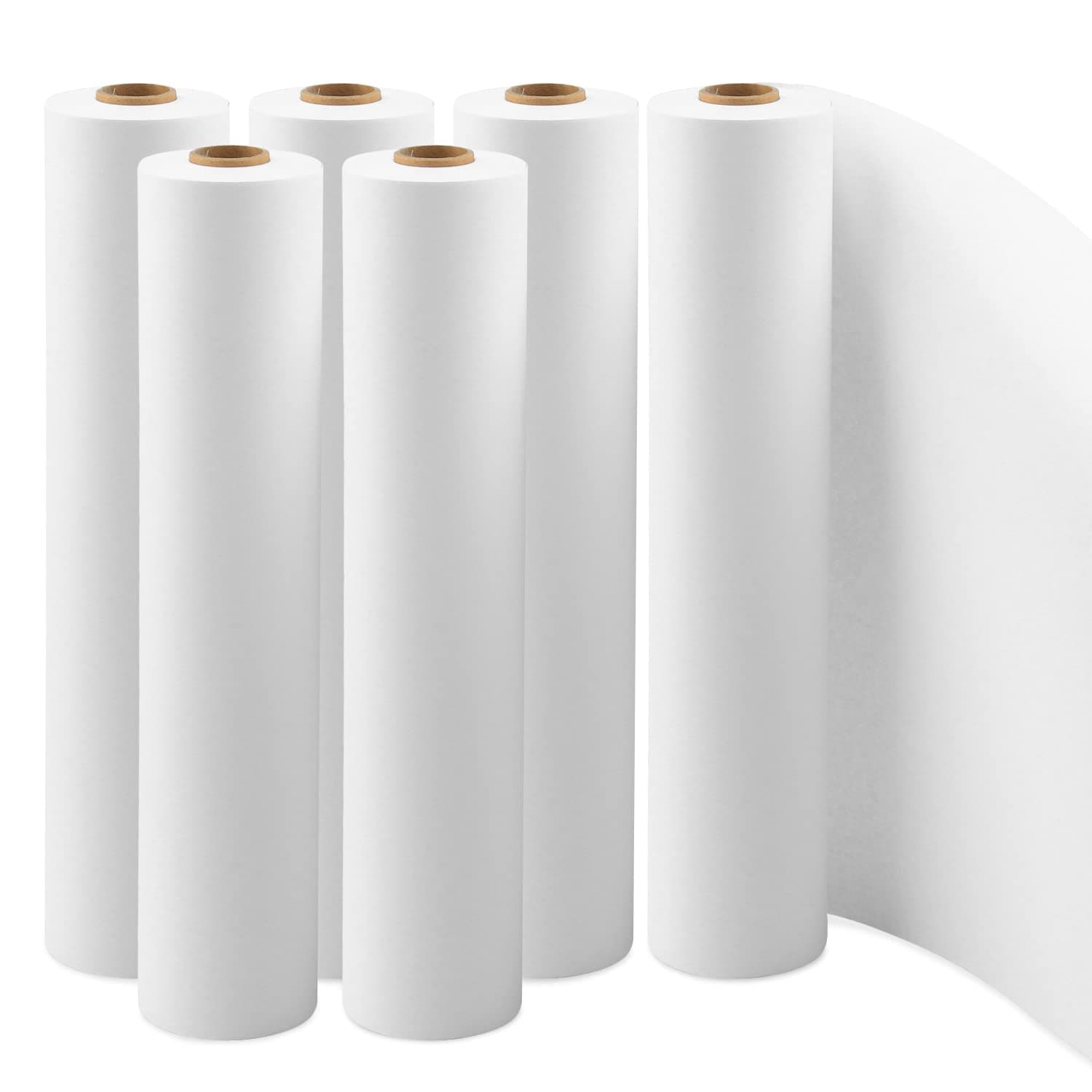 Easel Paper Roll - 6 Roll Replacement for Kid's Art Easel, Paints, Wall Art, Bulletin Board, Gift Wrapping and Crafts (12 Inch x 82 Feet)