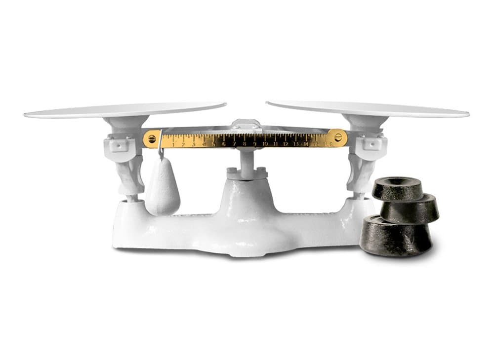 1402 P 8 Pound Bakers Scale with Plastic Scoop