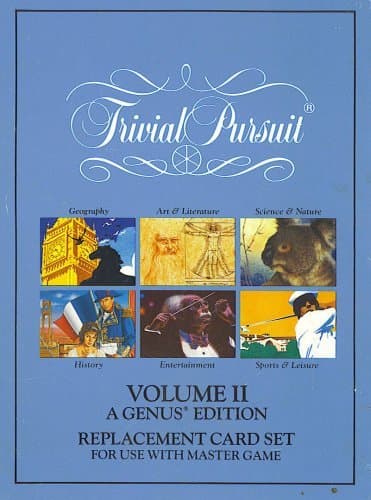 Trivial Pursuit Volume II - Replacement Card Set for Use with Master Game