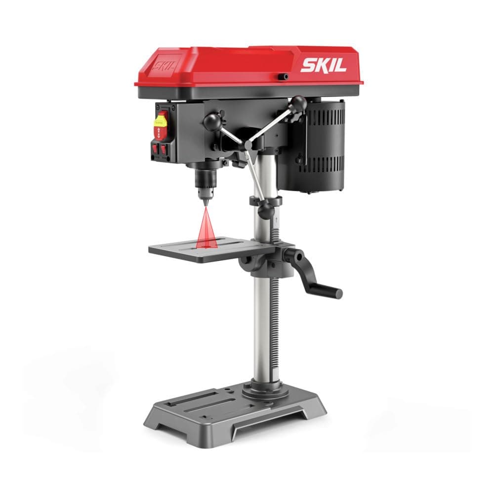 6.2 Amp 10 In. 5-Speed Benchtop Drill Press with Laser Alignment & Work Light - DP9505-00
