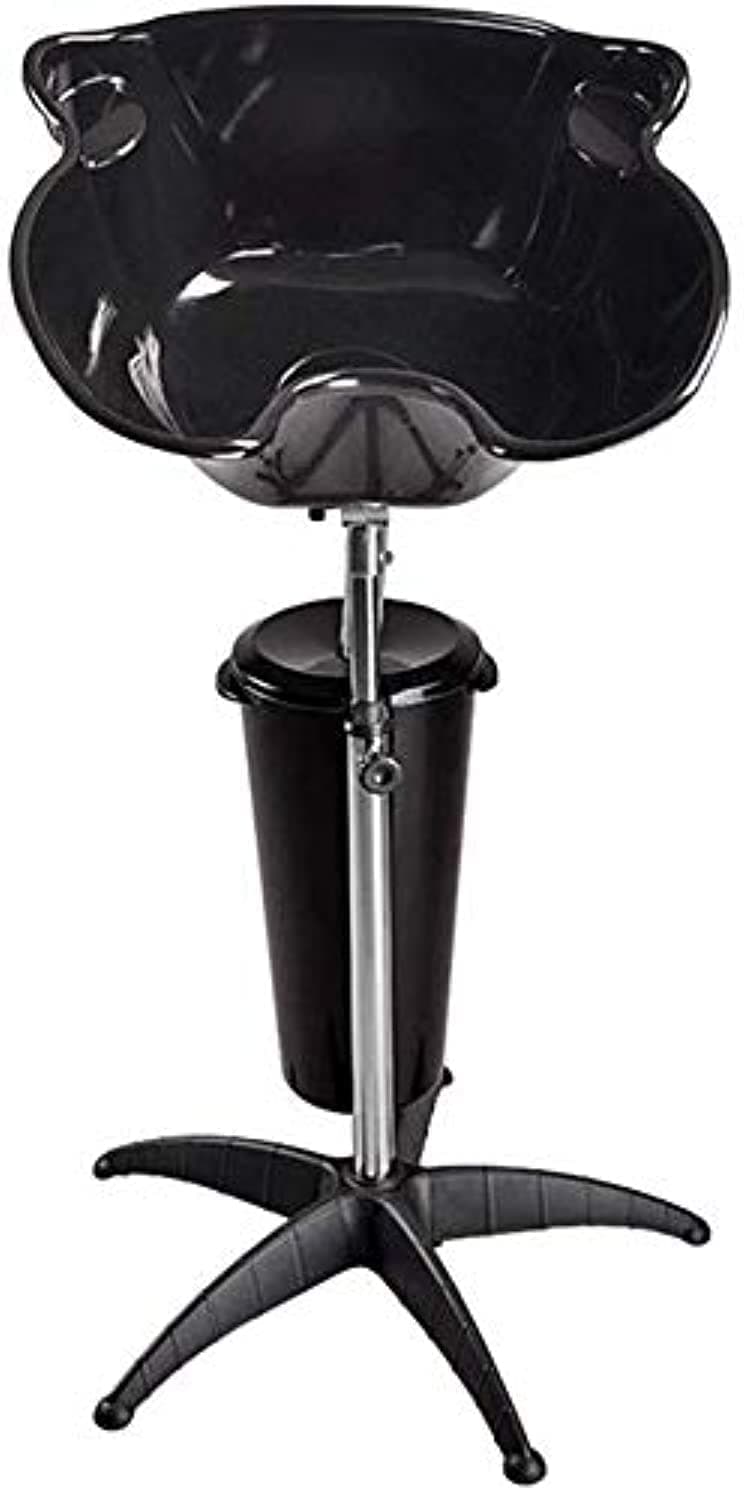 Height Adjustable Hair Washing Sink, Black