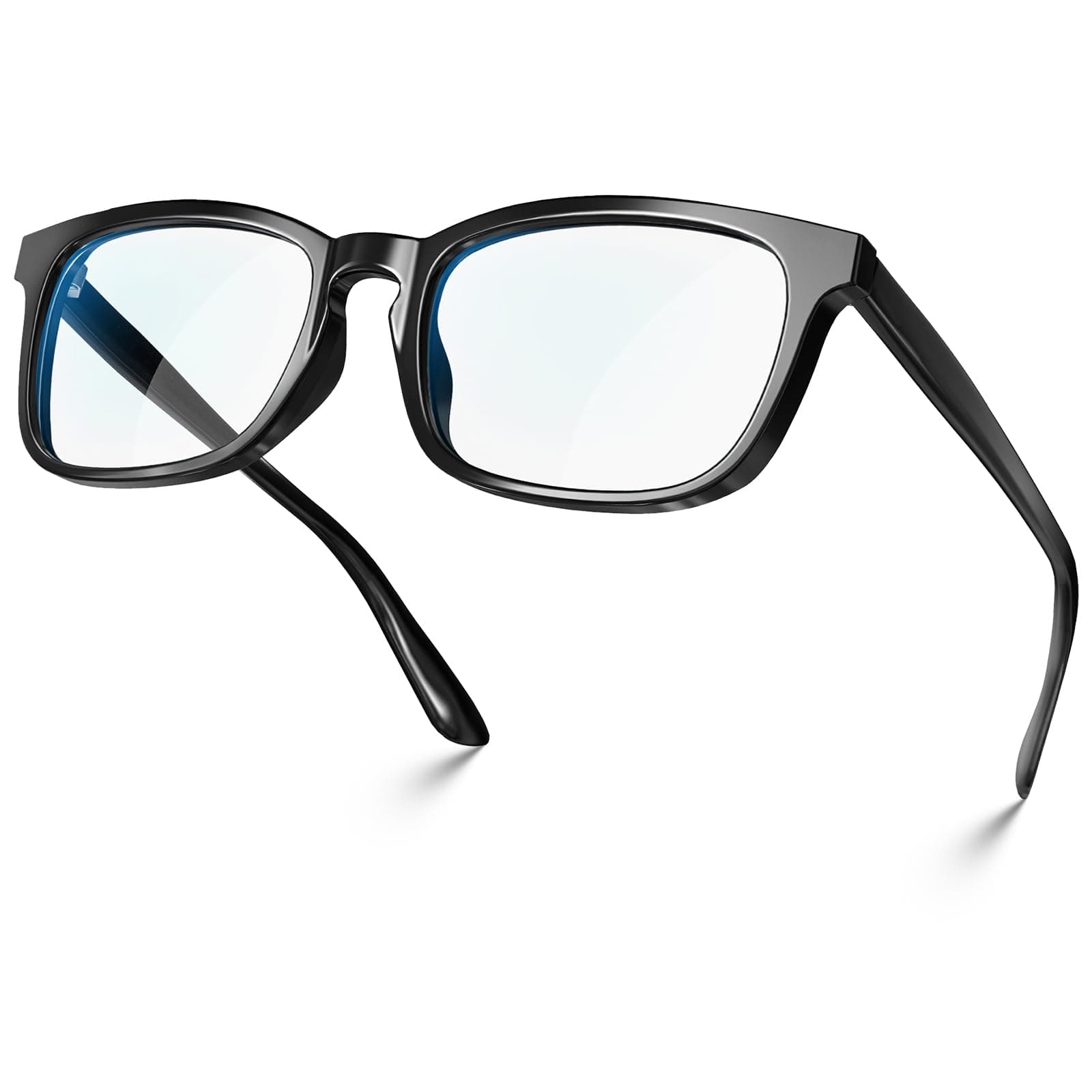 VISOONE Blue Light Blocking Glasses Square with Anti Computer Glare for Gaming Women and Men MONTANA