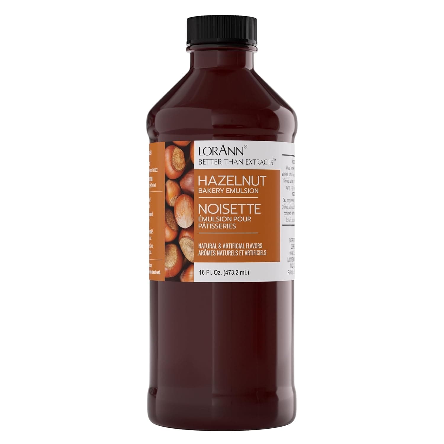 LorAnn Oils Hazelnut Bakery Emulsion, 16 ounce bottle