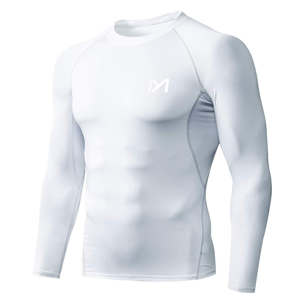 Men's Compression Long Sleeve Athletic Workout Shirt